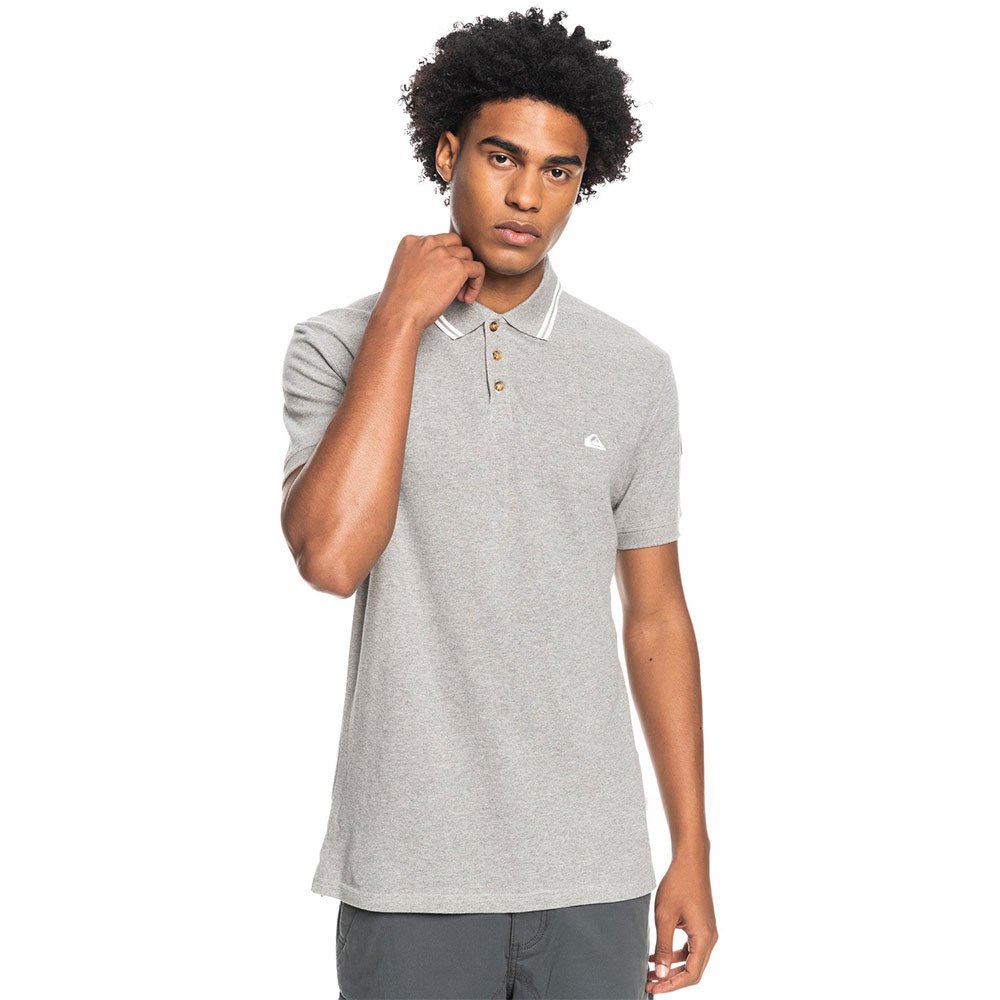 Quiksilver Loia Kurzarm Polo M Light Grey Heather günstig online kaufen