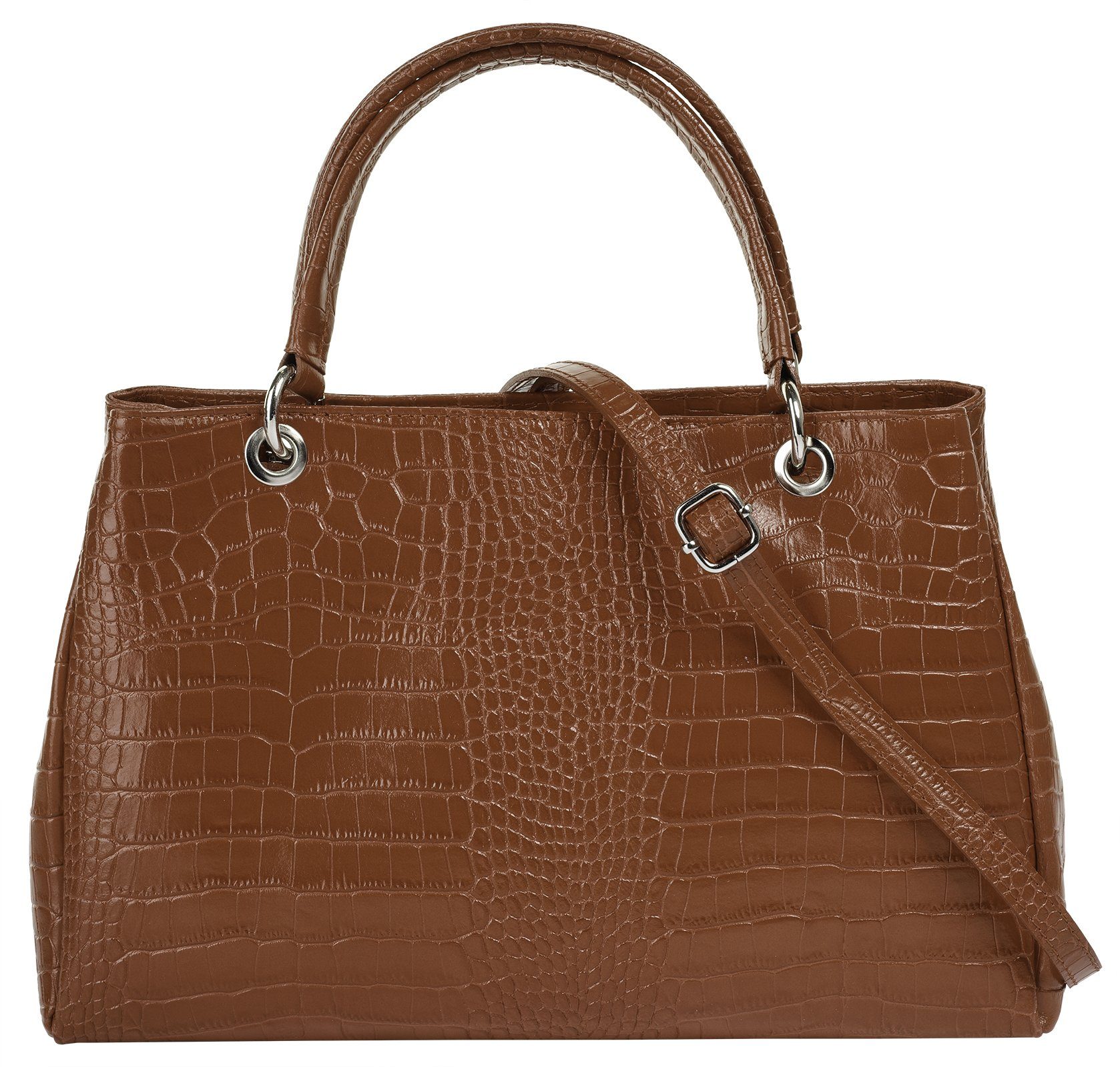 Cluty Henkeltasche, echt Leder, Made in Italy günstig online kaufen