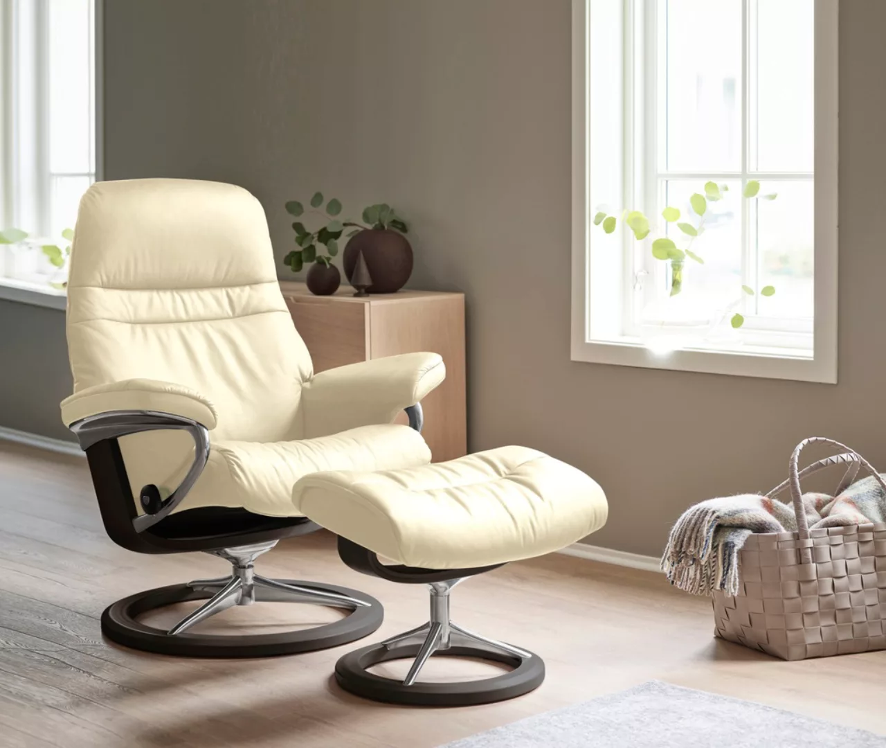 Stressless® Fußhocker »Sunrise«, mit Signature Base, Gestell Wenge günstig online kaufen