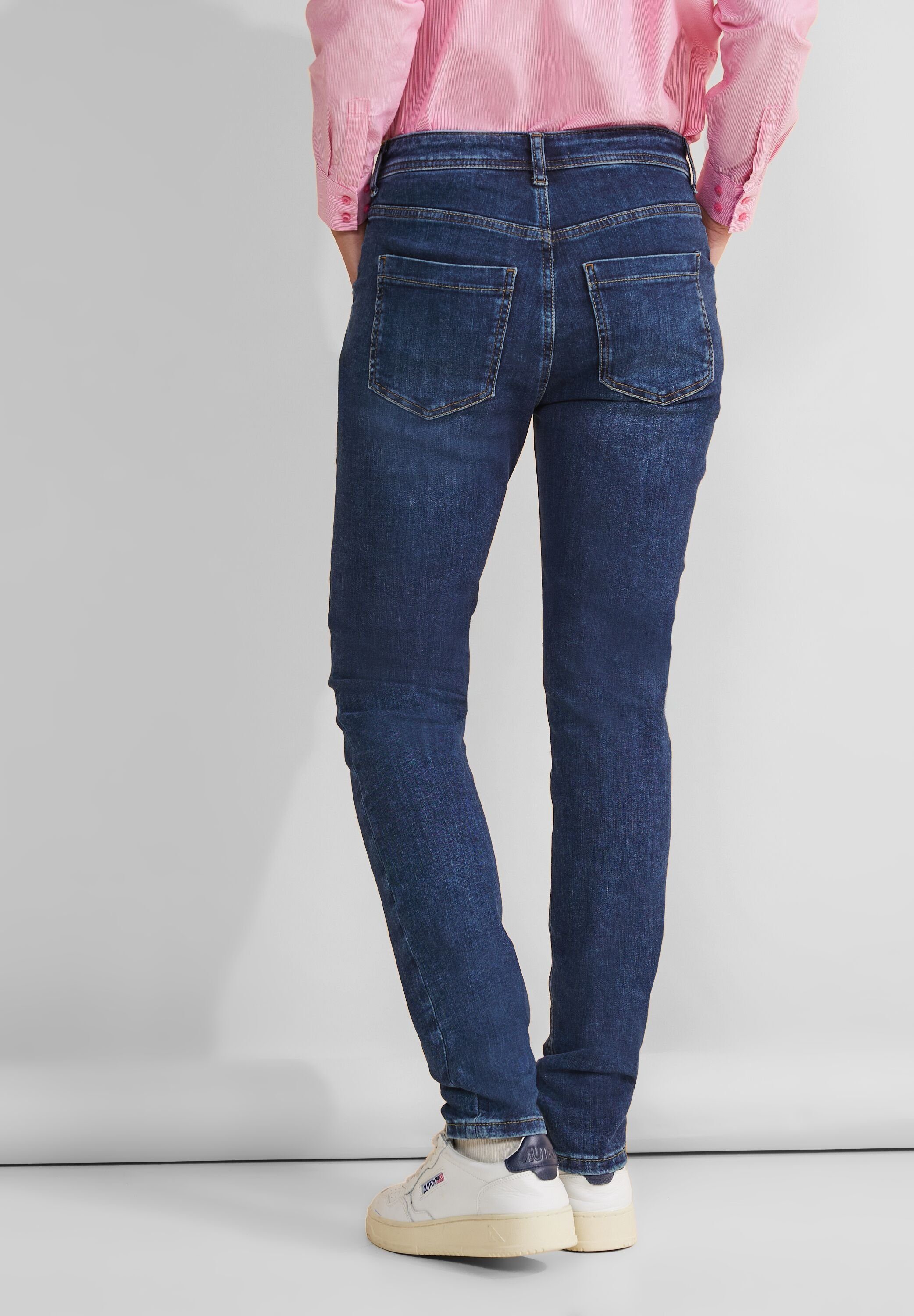 STREET ONE High-waist-Jeans "Style Jane", mit Elasthan in Slim fit günstig online kaufen