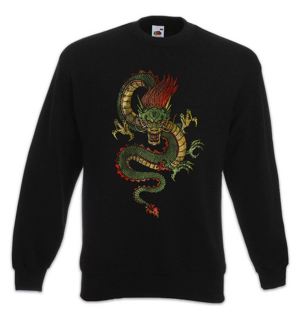 Urban Backwoods Sweatshirt Chinese Dragon Sweatshirt Drache Fantasy Tattoo günstig online kaufen