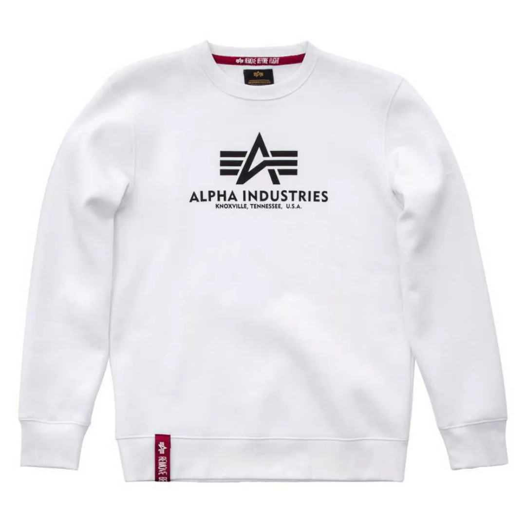 Alpha Industries Basic Sweatshirt XS White günstig online kaufen