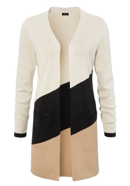 Laura Scott Cardigan mit Diagonalstreifen günstig online kaufen