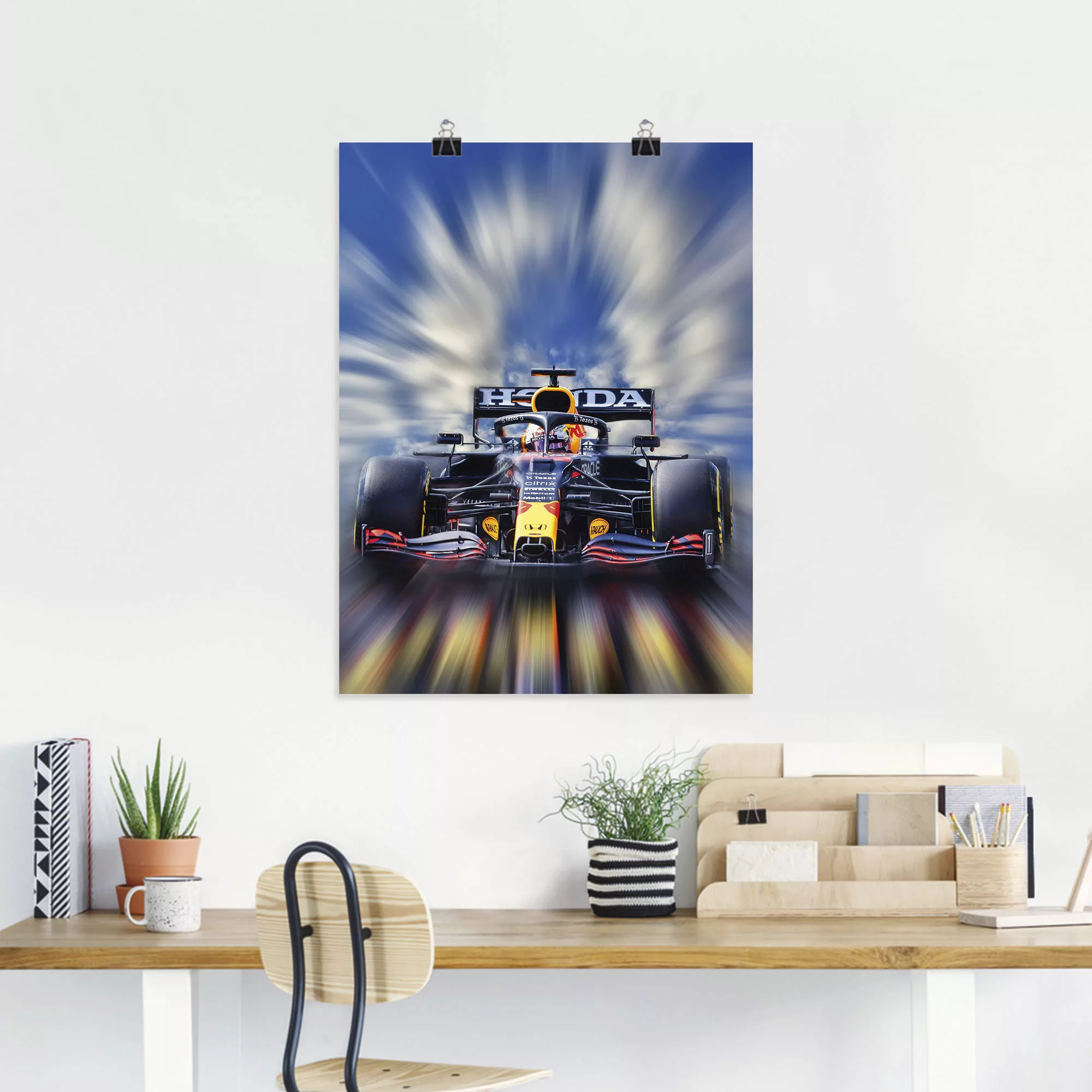 Artland Wandbild "Max Verstappen - Weltmeister der Formel1", Auto, (1 St.), günstig online kaufen