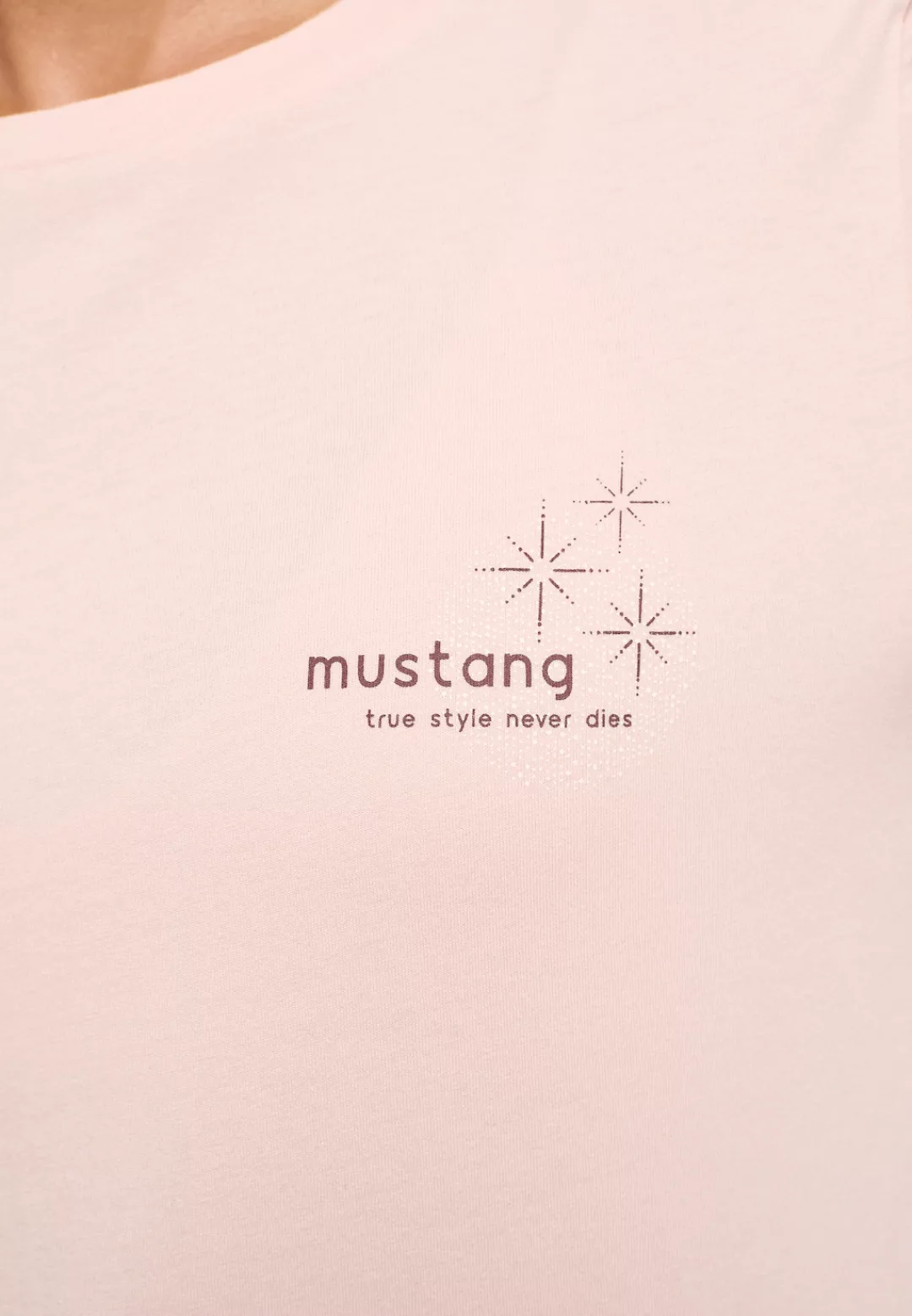 MUSTANG Kurzarmshirt "Mustang T-Shirt Style Alina C Chestprint" günstig online kaufen