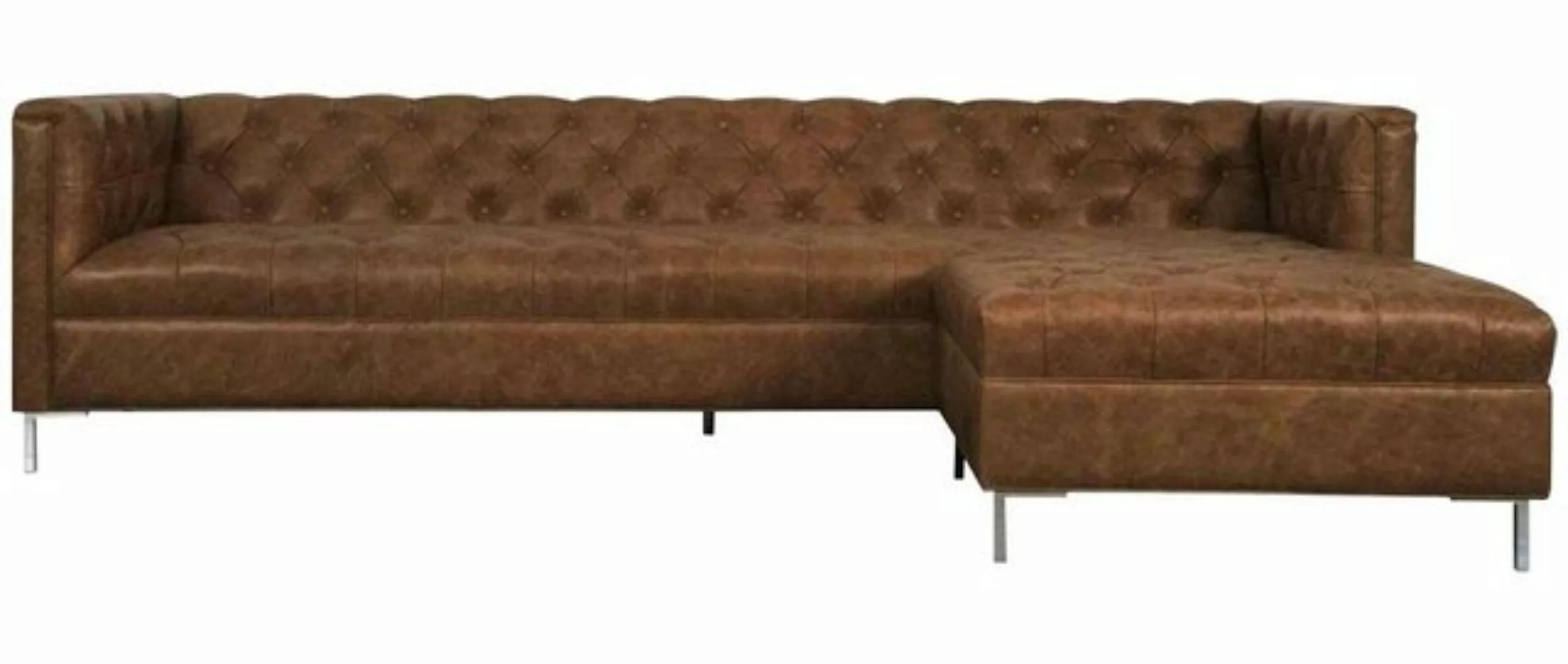 JVmoebel Ecksofa, Braune Eckcouch Western Stil Eckgarnitur Ecksofa Eckcouch günstig online kaufen