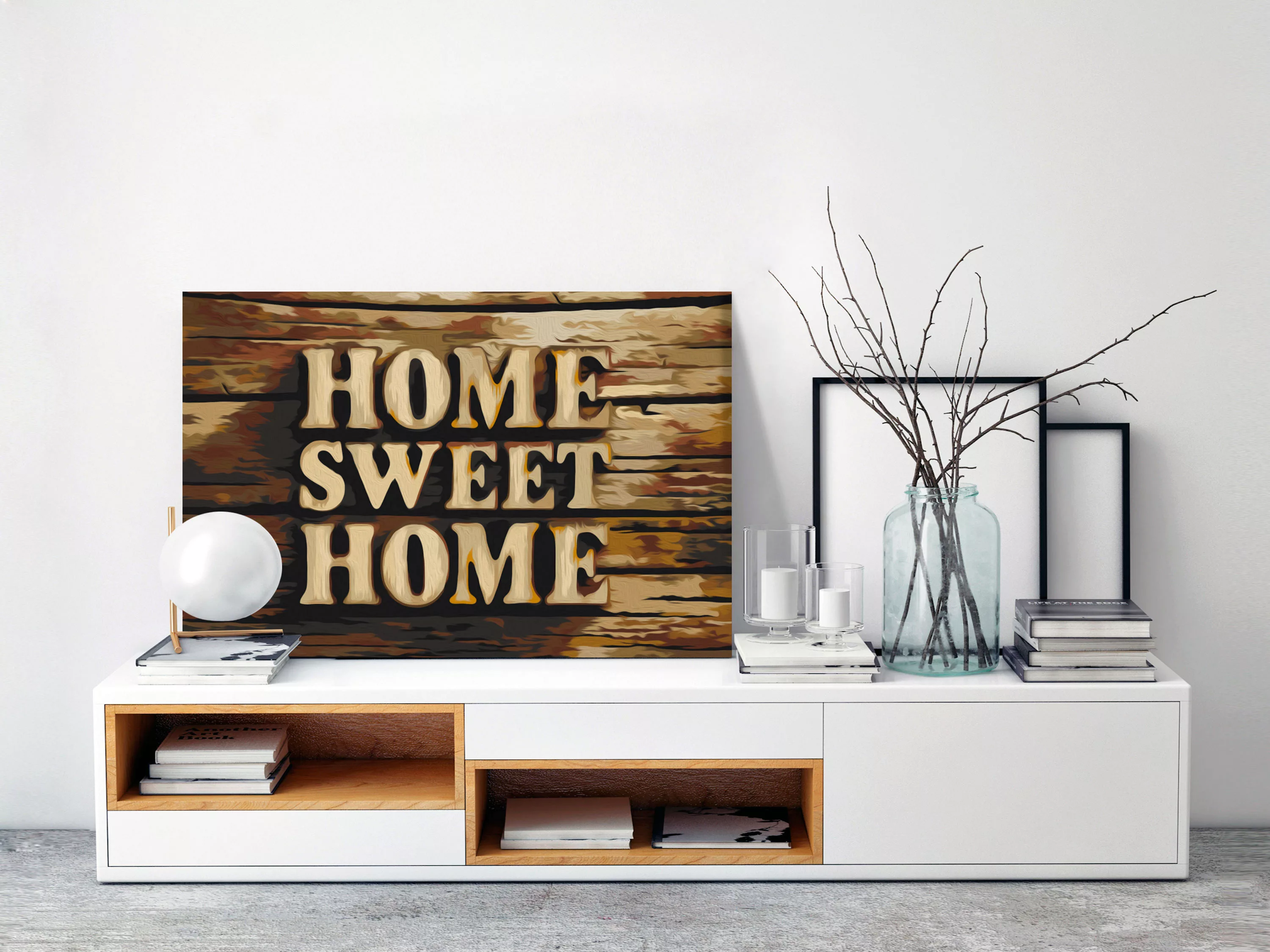 Malen Nach Zahlen - Sprüche "home Sweet Home" günstig online kaufen