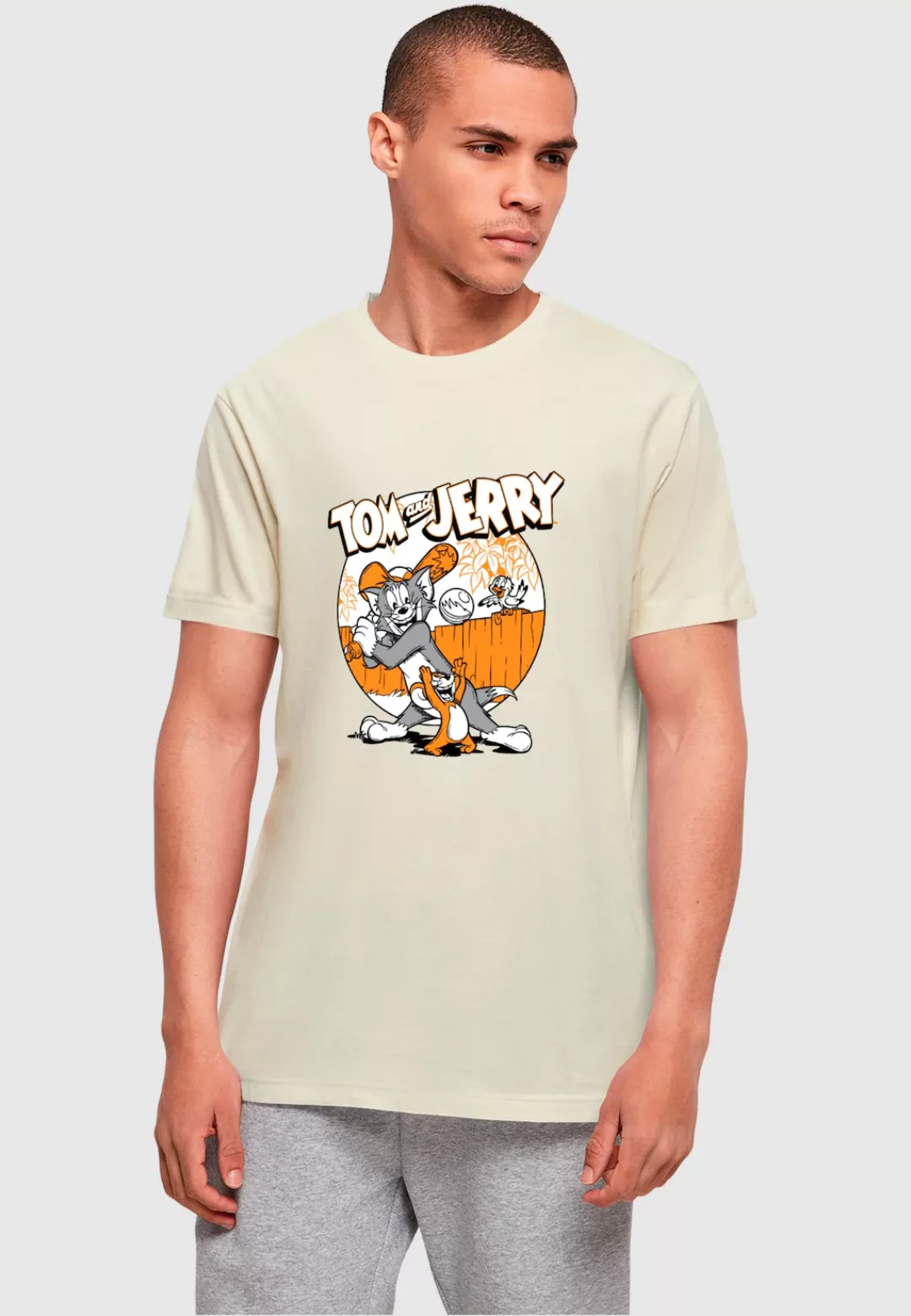 ABSOLUTE CULT T-Shirt "ABSOLUTE CULT Herren Tom and Jerry - Baseball T-Shir günstig online kaufen