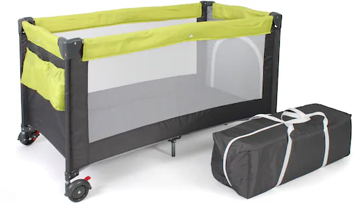 CHIC4BABY Baby-Reisebett »Luxus, Lemongreen« günstig online kaufen