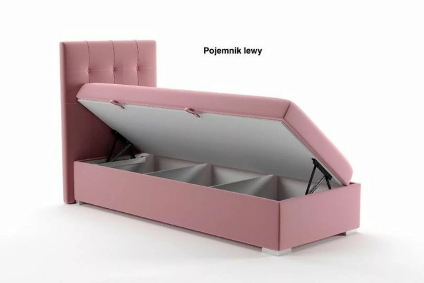 JVmoebel Bett Luxus Boxspring Bett Betten Polster Funktion Bettkasten 90x20 günstig online kaufen