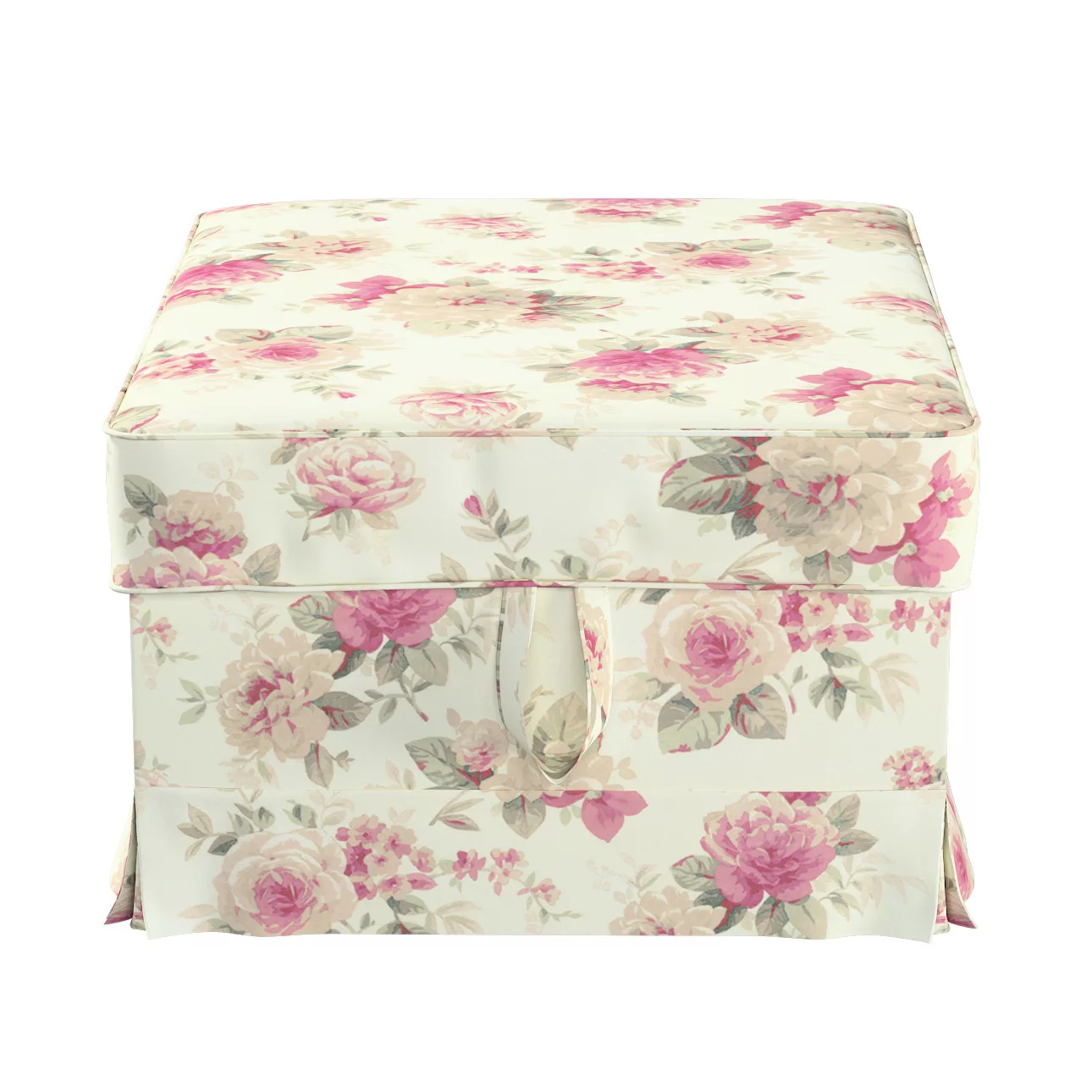 Bezug für Ektorp Bromma Hocker, beige- rosa, Husse, Ektorp Bromma, Londres günstig online kaufen