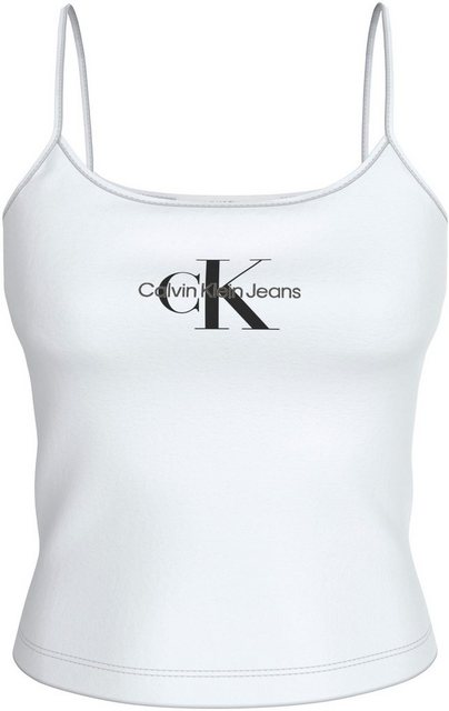 Calvin Klein Jeans T-Shirt MONOLOGO STRAPPY TANK TOP mit Logomarkenpatch günstig online kaufen