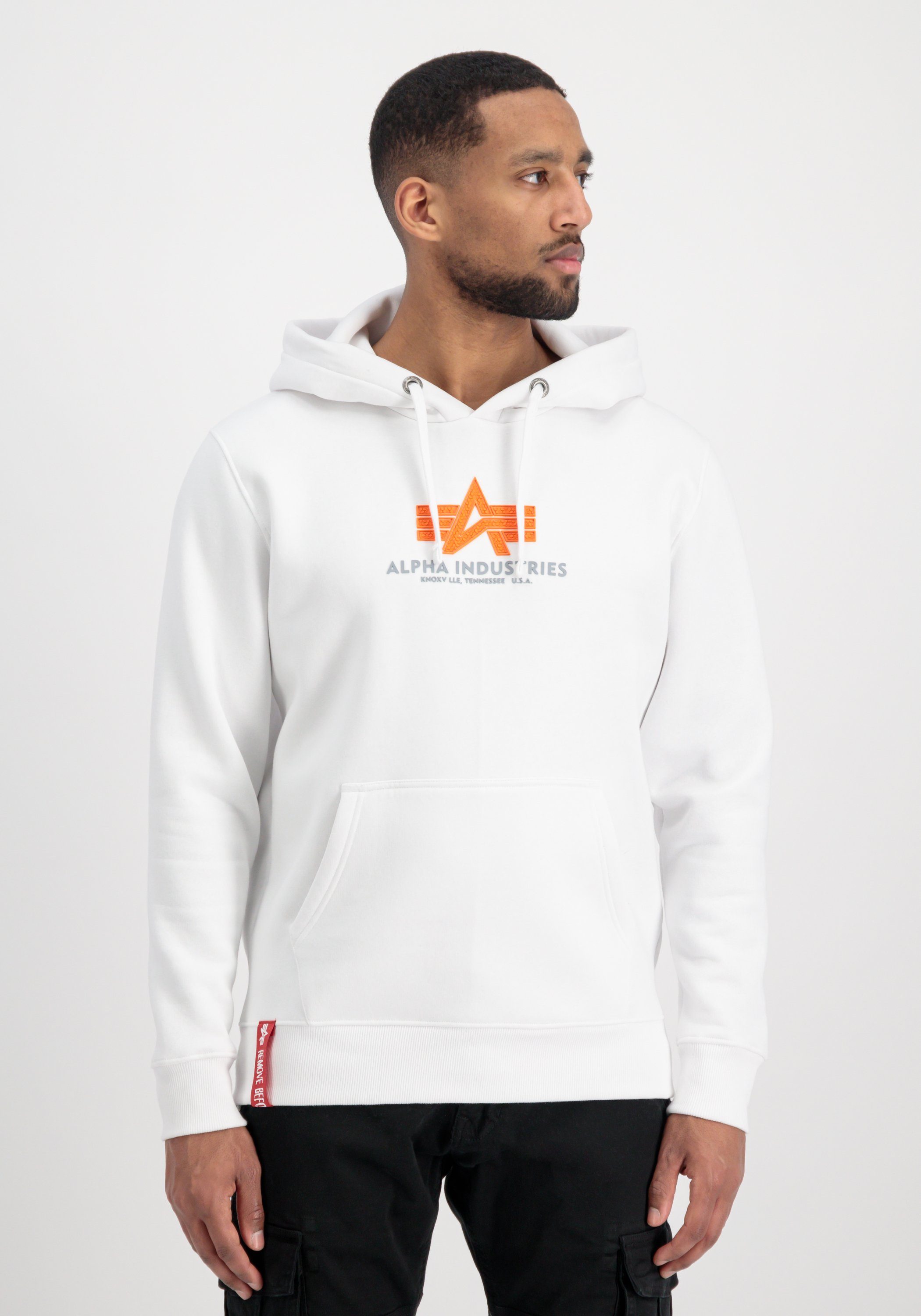 Alpha Industries Hoodie "Basic Hoodie BL Rubber Kapuzensweatshirt" günstig online kaufen
