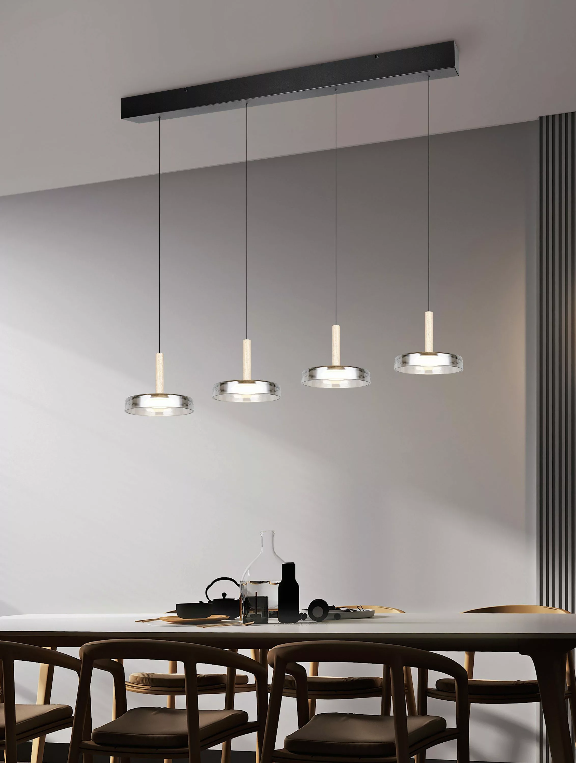 TRIO Leuchten LED Pendelleuchte CELESTE dimmbare günstig online kaufen