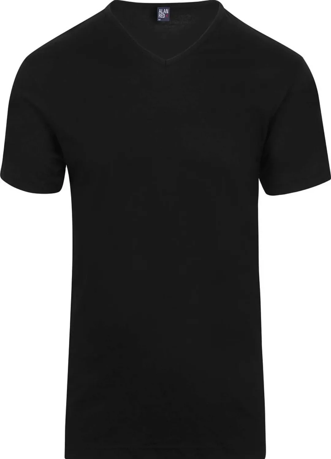 Alan Red T-Shirt V-Hals Vermont Zwart (2pack) - Größe XL günstig online kaufen