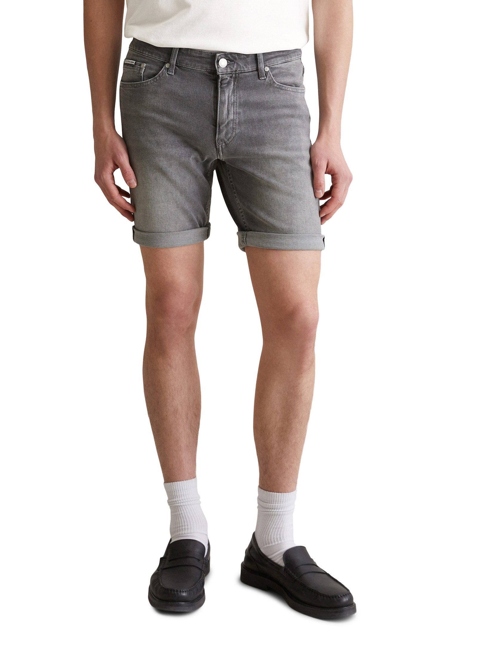 Marc O'Polo DENIM Shorts aus Bio-Baumwoll-Mix günstig online kaufen