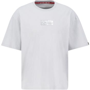Alpha Industries  T-Shirts & Poloshirts Metal Plate T-Shirt - pastel grey günstig online kaufen