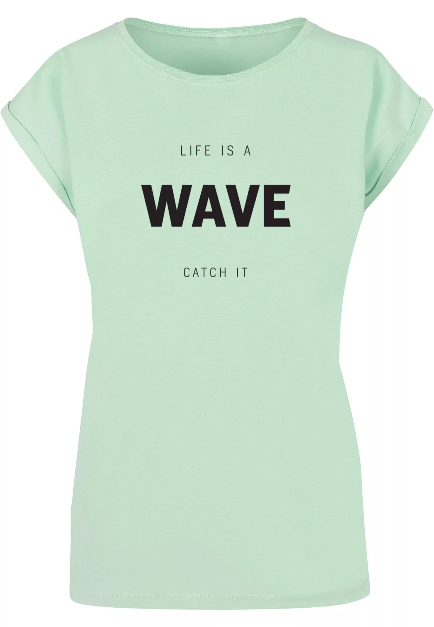 Merchcode T-Shirt "Merchcode Damen Ladies Summer - Life is a wave T-Shirt" günstig online kaufen