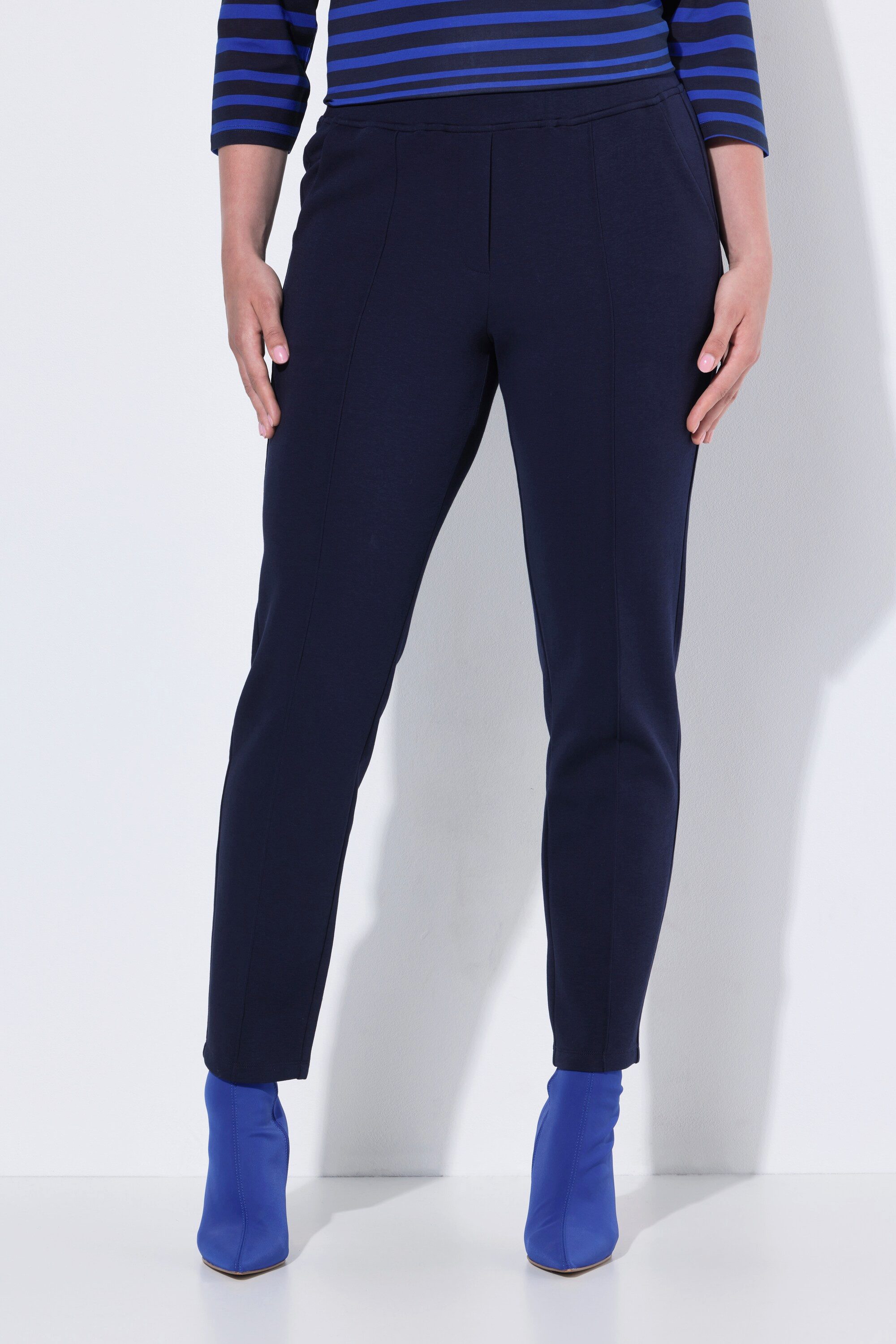 Ulla Popken Funktionshose Hose Punto-di-Roma-Jersey konisches günstig online kaufen
