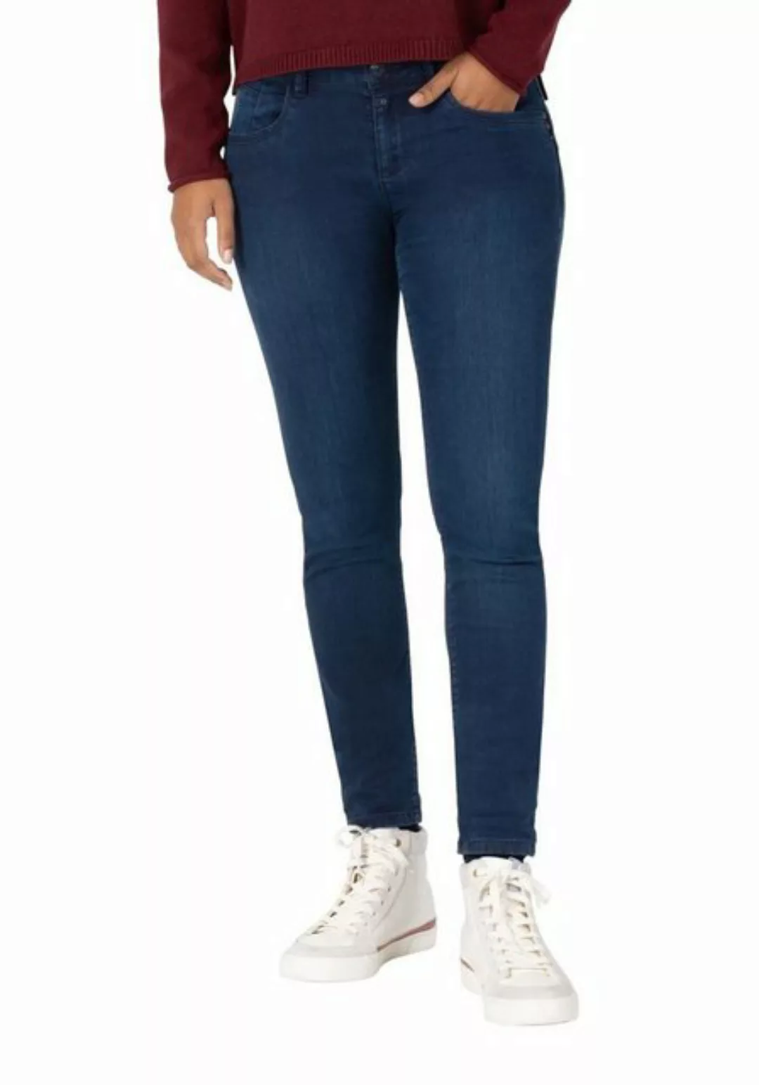 TIMEZONE Damen Jeans TIGHT SANYATZ - Tight Fit - Blau - Admiral Blue Wash günstig online kaufen