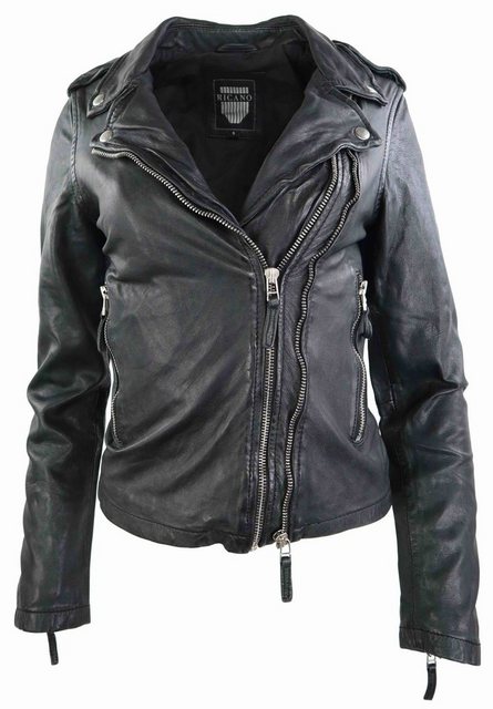 RICANO Lederjacke Foxy stylische Bikerjacke, hochwertiges Lamm Leder günstig online kaufen