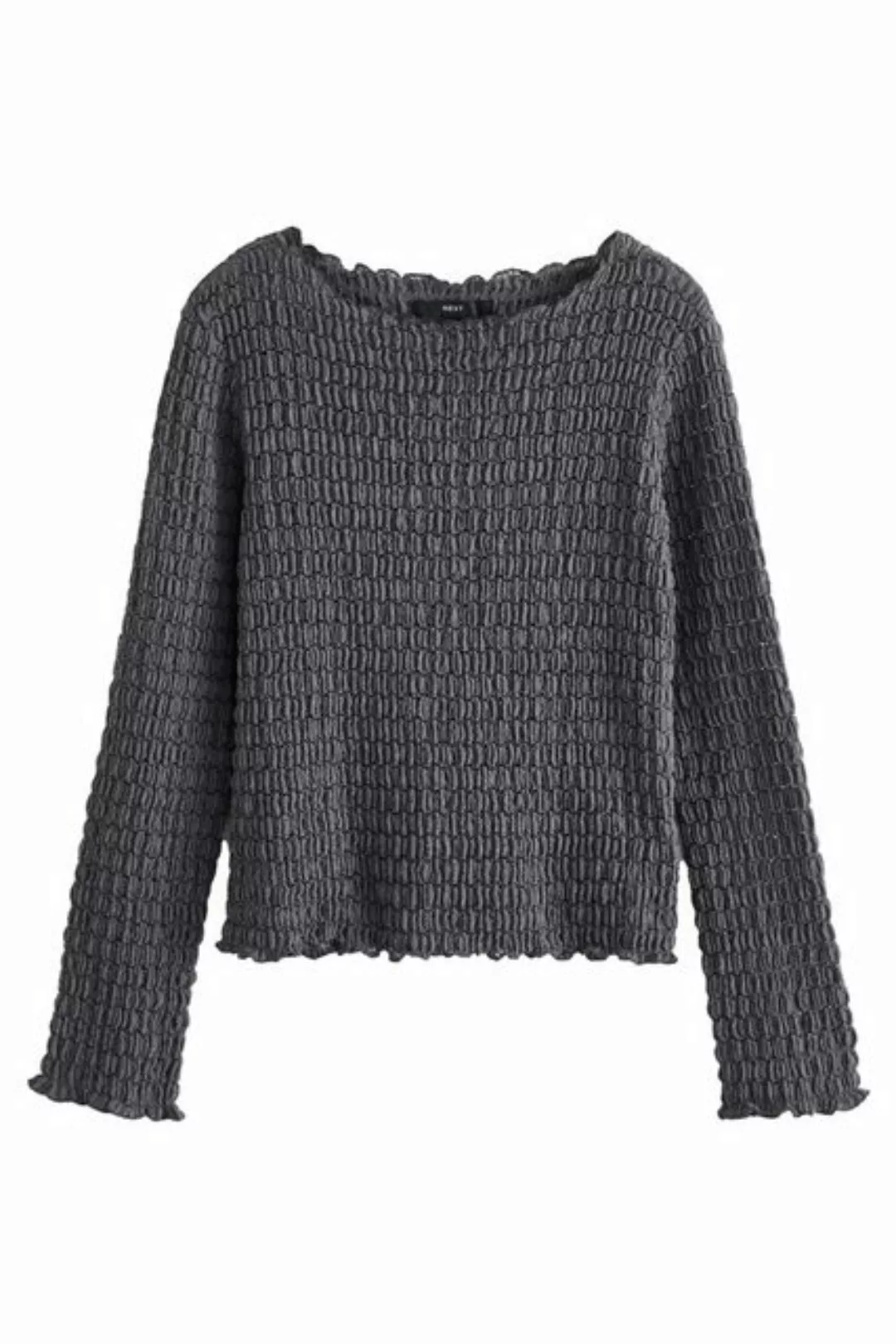 Next Strickpullover Strukturiertes Langarmshirt (1-tlg) günstig online kaufen