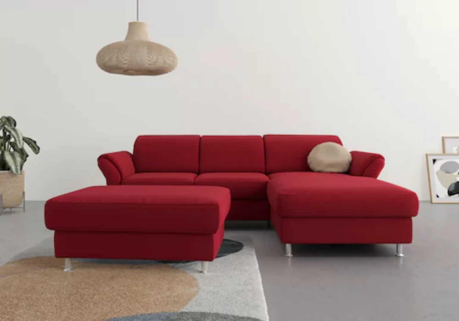 sit&more Ecksofa »Apulia L-Form«, wahlweise Bettfunktion, Bettkasten und Ko günstig online kaufen