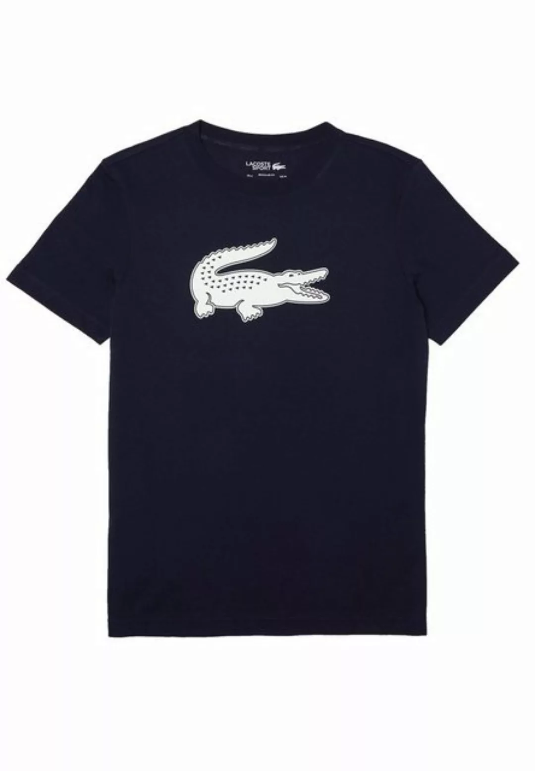 Lacoste T-Shirt Shirt Krokodil-T-Shirt aus atmungsaktivem Jersey (1-tlg) günstig online kaufen
