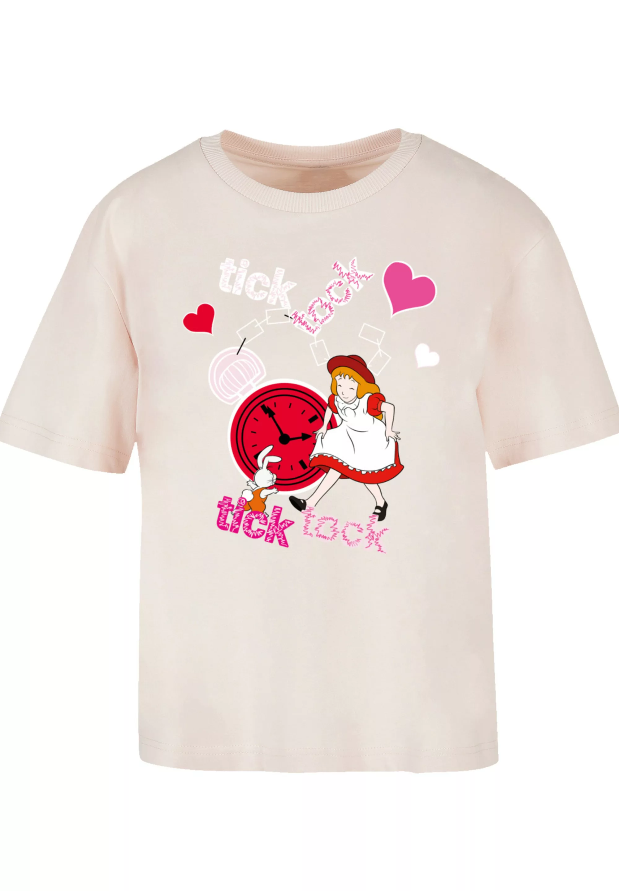 F4NT4STIC T-Shirt "Alice im Wunderland Tick Tock", Retro, Heroes of Childho günstig online kaufen