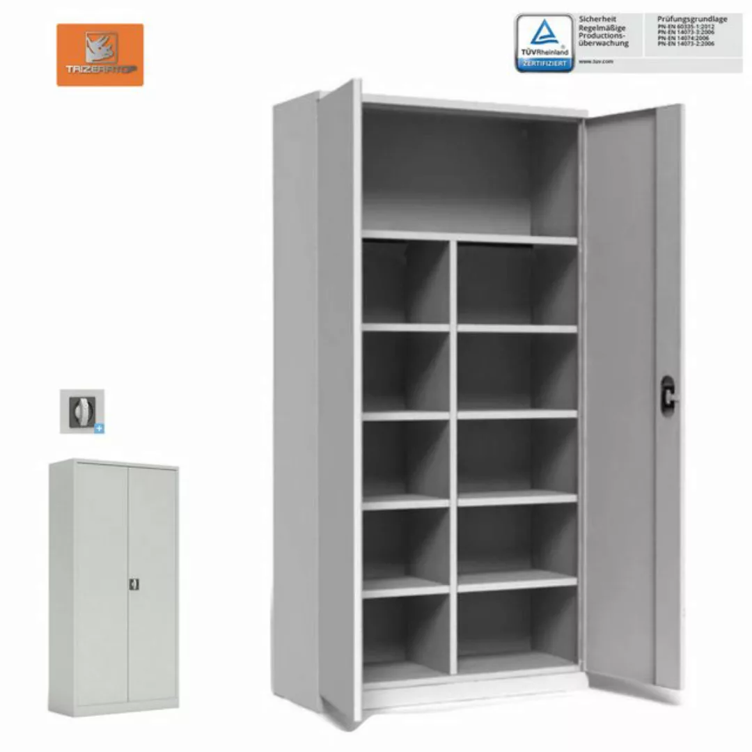 TRIZERATOP Aktenschrank Aktenschrank Büroschrank 100x42x200 cm 62kg günstig online kaufen