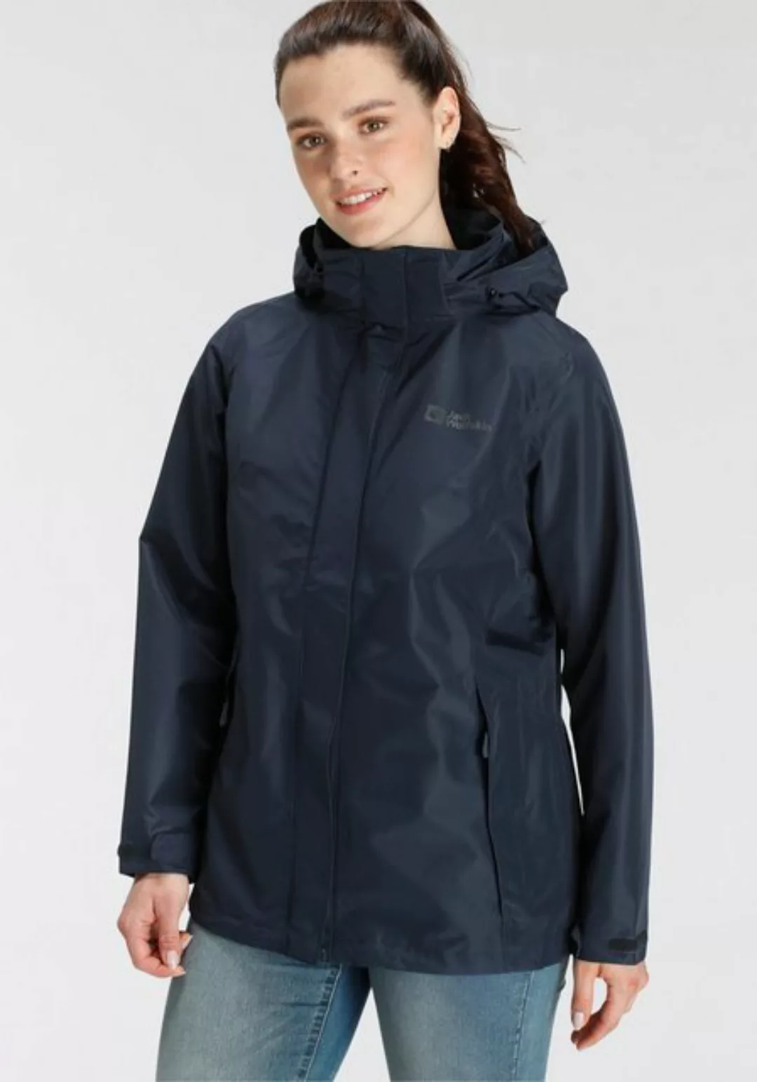 Jack Wolfskin Funktionsjacke "TOCORA JACKET WOMEN", mit Kapuze, Wasserdicht günstig online kaufen