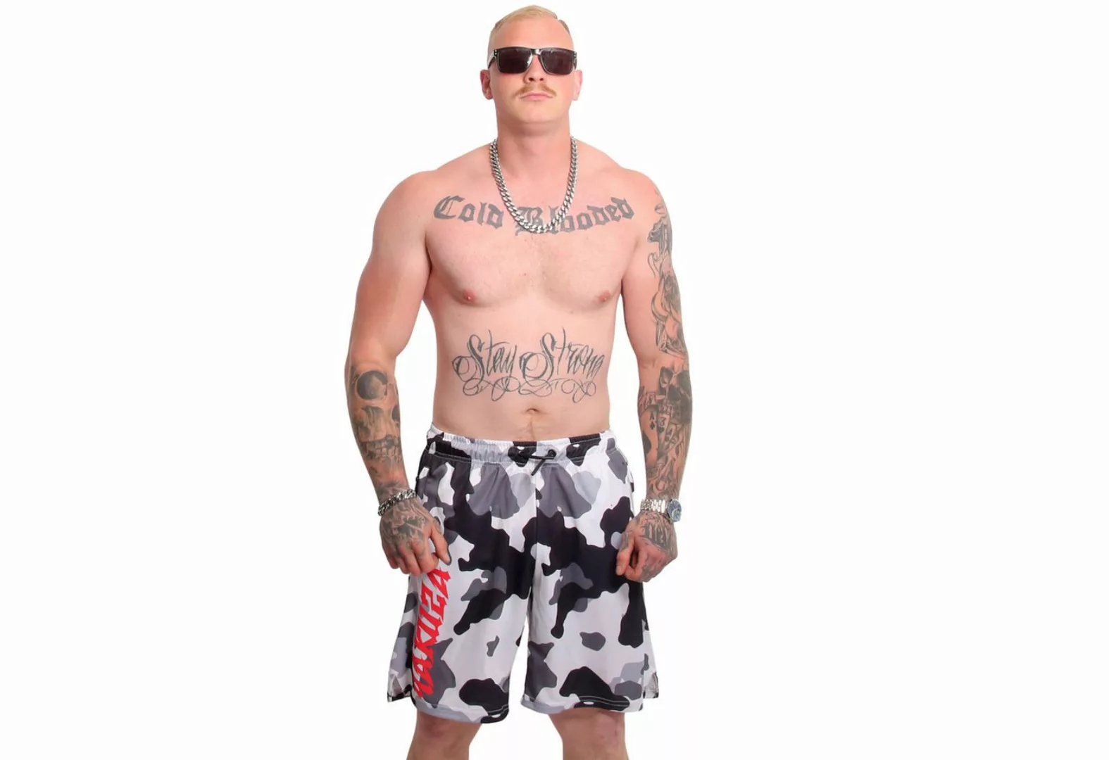 YAKUZA Sweatshorts Fighter aus hochwertigem Mesh-Stoff günstig online kaufen