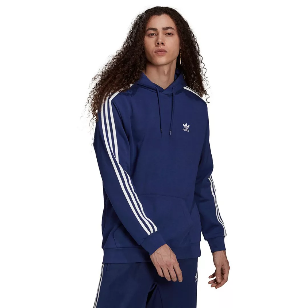 Adidas Originals 3 Stripes Kapuzenpullover 2XL Medium Grey Heather günstig online kaufen