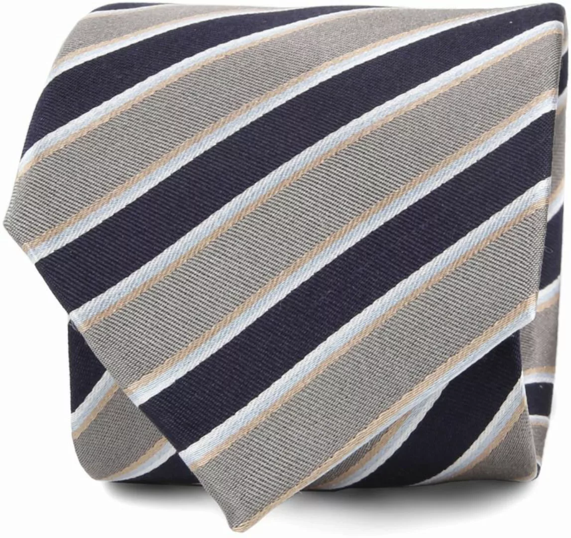 Krawatte Seide Streifen F82-10 - günstig online kaufen