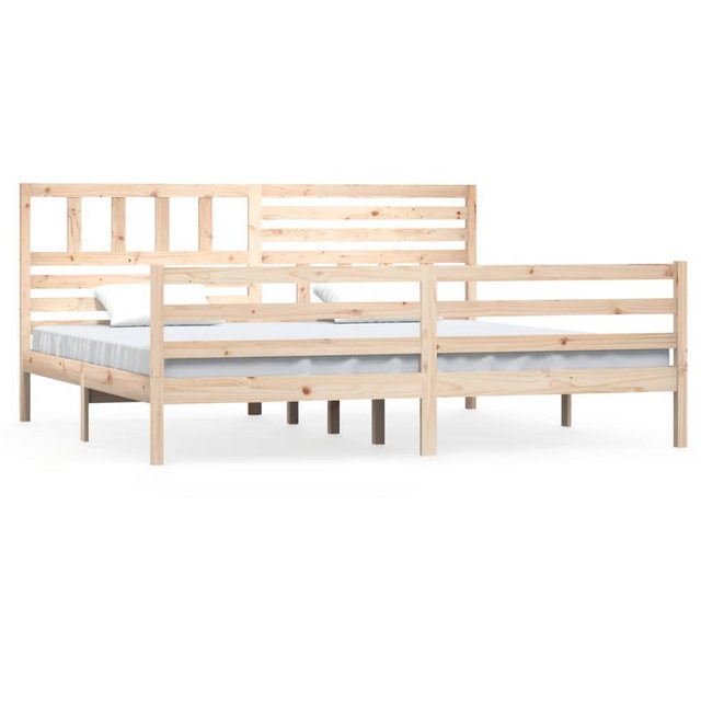 vidaXL Bettgestell Massivholzbett 180x200 cm 6FT Super King Doppelbett Bett günstig online kaufen