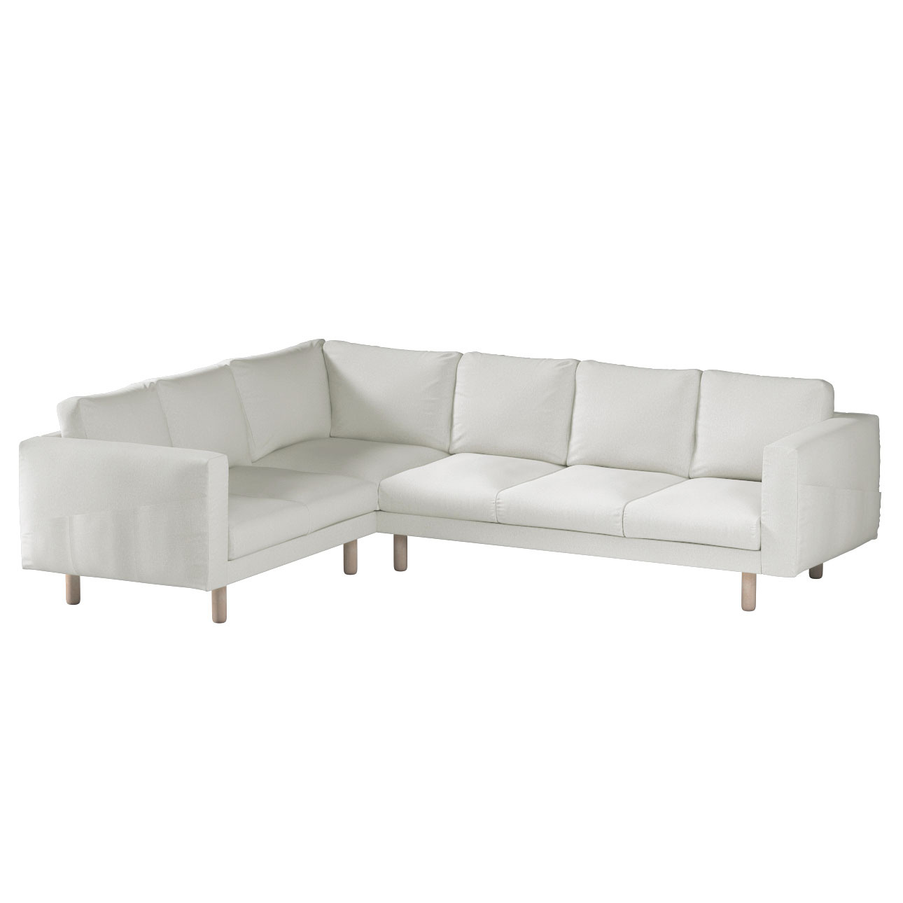 Bezug für Norsborg 5-Sitzer Ecksofa, creme, Norsborg 5-Sitzer Ecksofabezug, günstig online kaufen