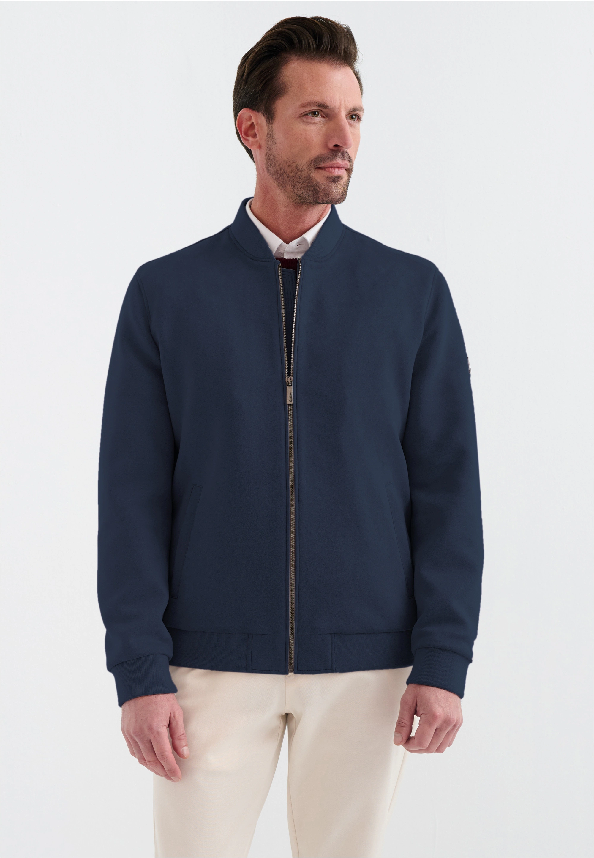 Pierre Cardin Lederimitatjacke, im Bomber-Stil günstig online kaufen