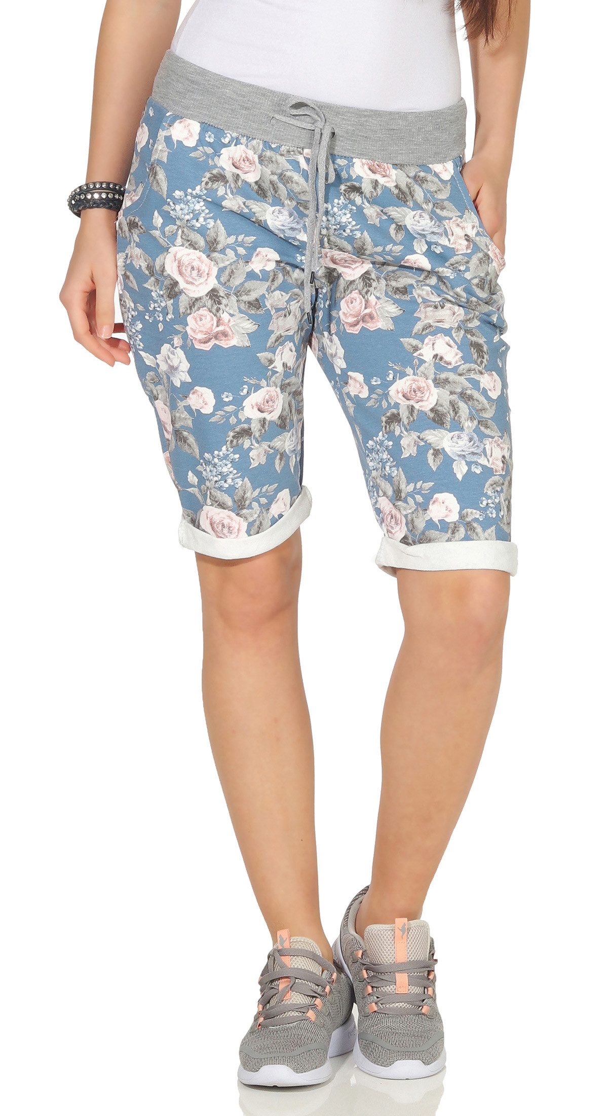 CLEO STYLE Sweatbermudas Sweat Bermuda 9 günstig online kaufen