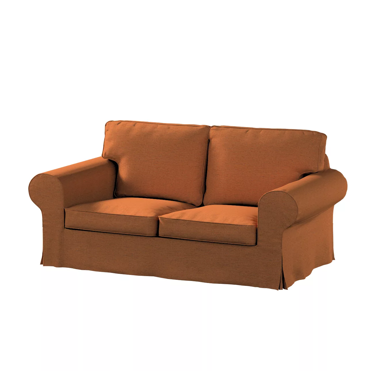 Bezug für Ektorp 2-Sitzer Sofa nicht ausklappbar, orange, Sofabezug für  Ek günstig online kaufen