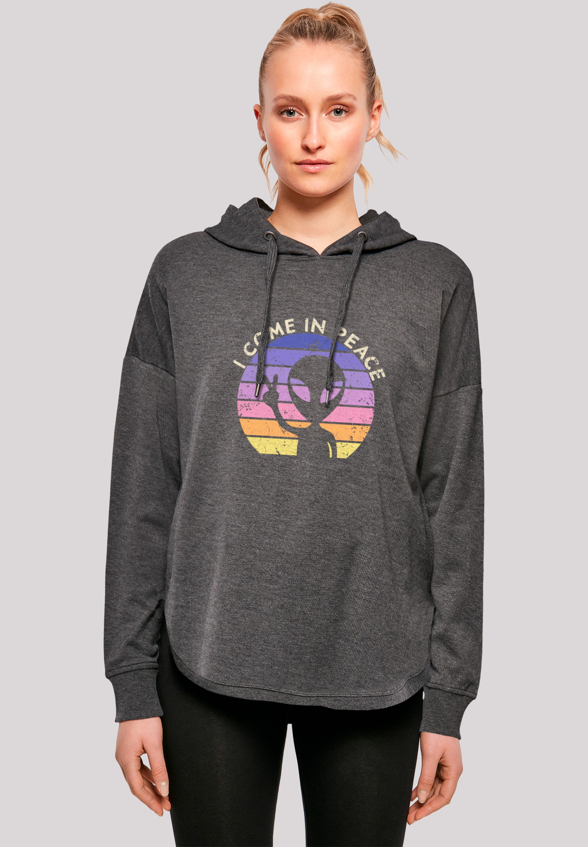 F4NT4STIC Kapuzenpullover "Alien Peace Sunset", Premium Qualität günstig online kaufen