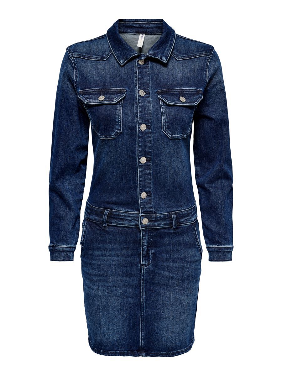 ONLY Petite- Jeanskleid Damen Blau günstig online kaufen