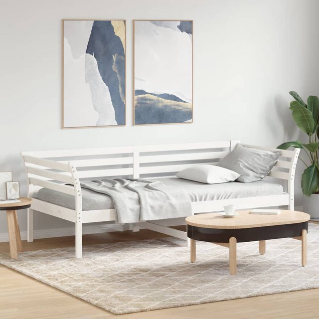 vidaXL Gästebett vidaXL Gästebett Tagesbett Weiß 80x200 cm Massivholz Kiefe günstig online kaufen