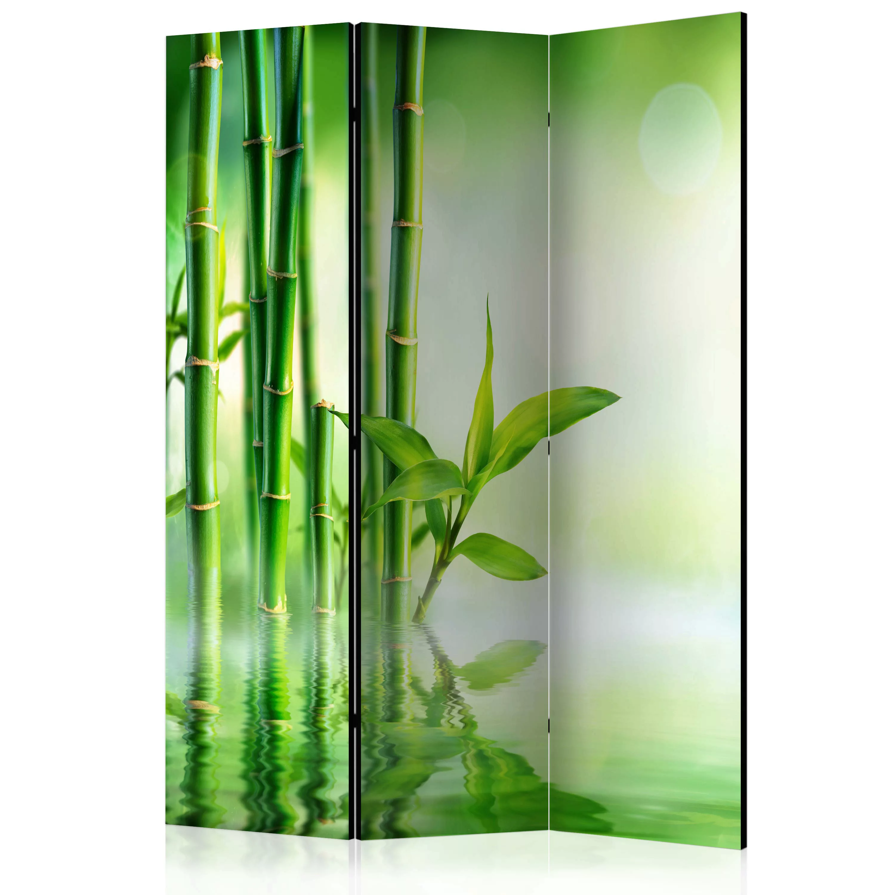 3-teiliges Paravent - Green Bamboo [room Dividers] günstig online kaufen