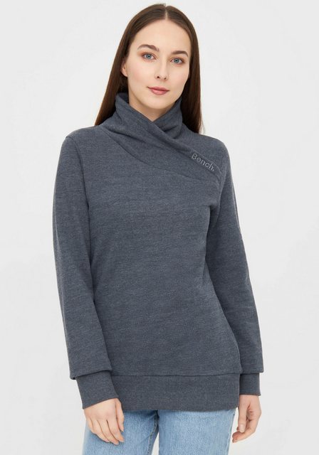 Bench. Sweatshirt CARLA mit Logostickerei und Daumenlöchern günstig online kaufen