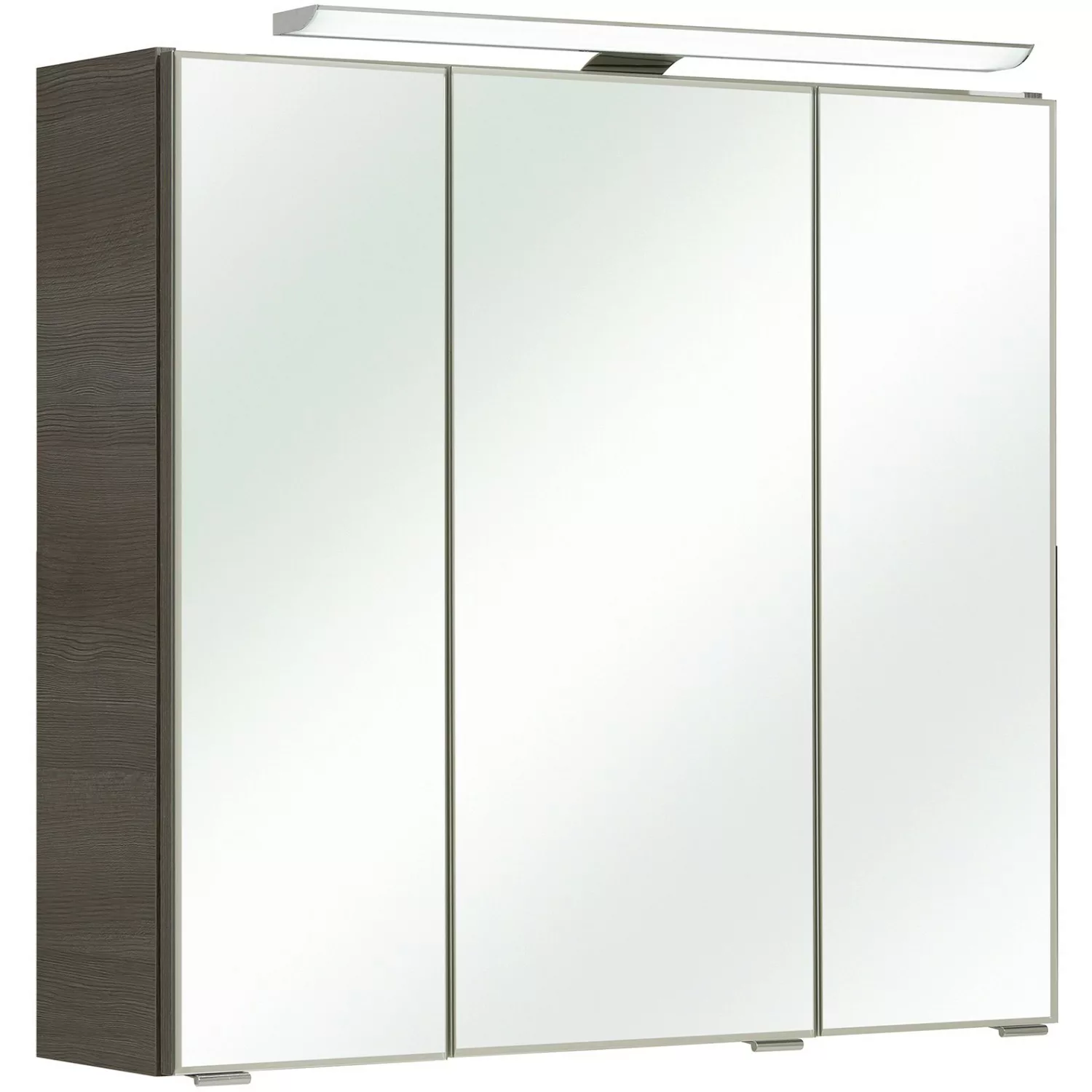 Pelipal Spiegelschrank Trentino Graphit 75 cm mit Softclose Türen günstig online kaufen