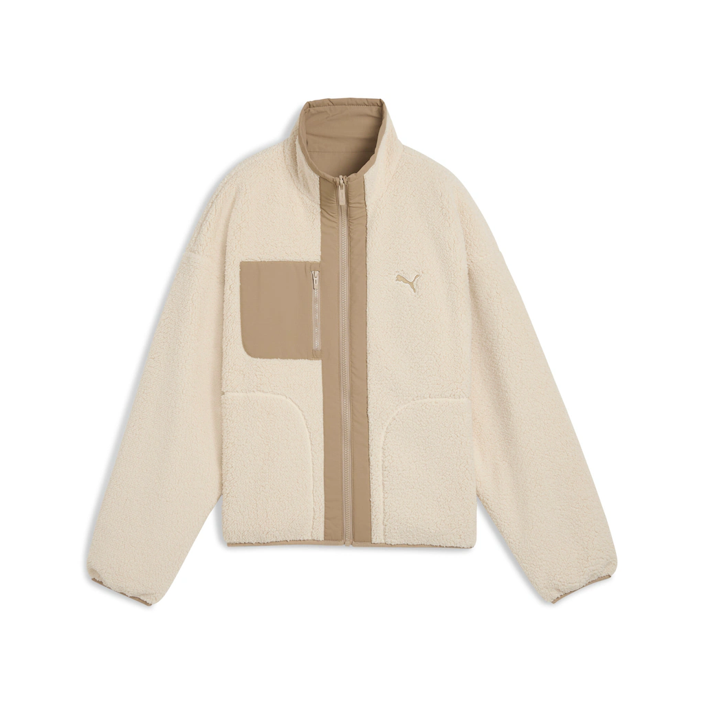 PUMA Wendejacke "REVERSIBLE HYBRID SHERPA JACKET", ohne Kapuze günstig online kaufen