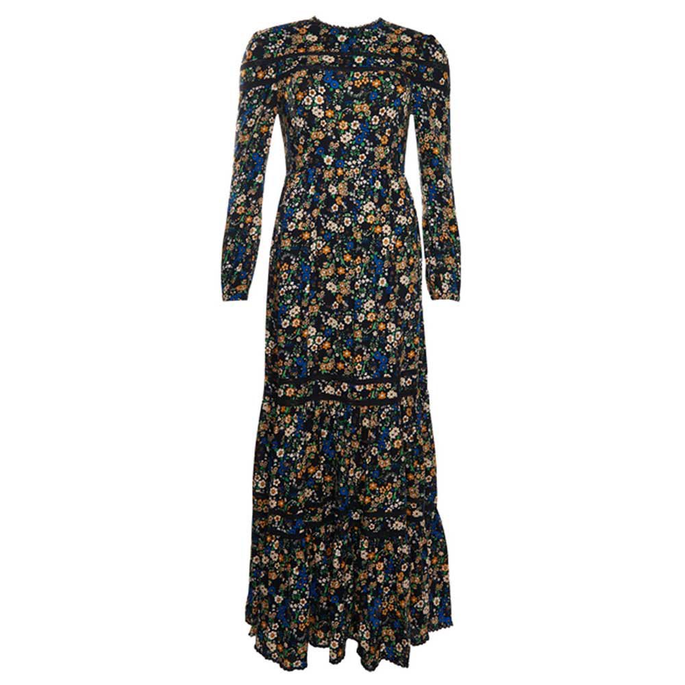 Superdry Woven Lace Langes Kleid S Black Ditsy günstig online kaufen