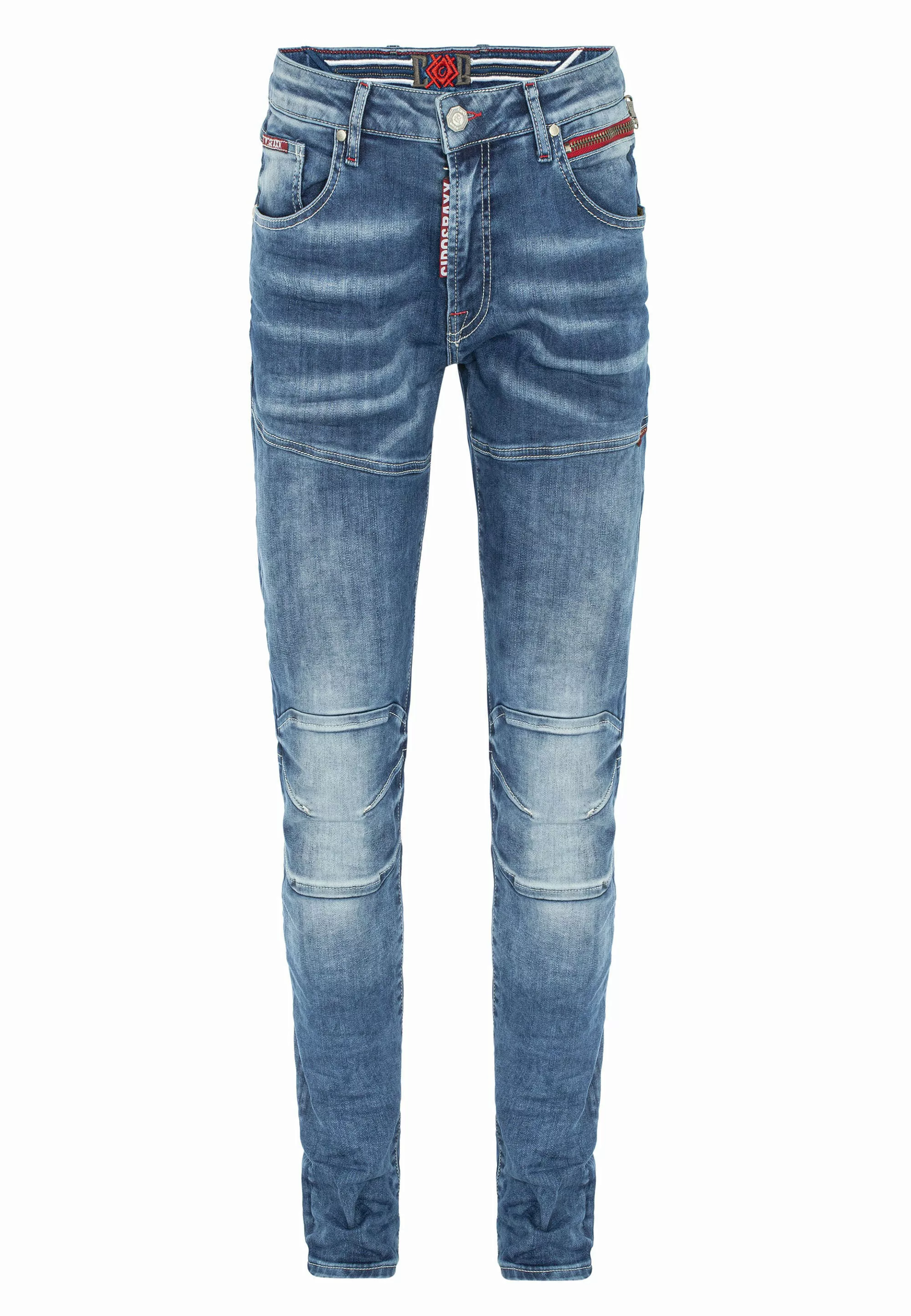 Cipo & Baxx 5-Pocket-Jeans "Jeans", mit trendigen Ziernähten, CD698 günstig online kaufen