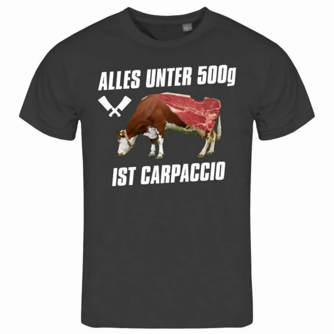 deinshirt Print-Shirt Herren T-Shirt Alles unter 500g ist Carpaccio Funshir günstig online kaufen