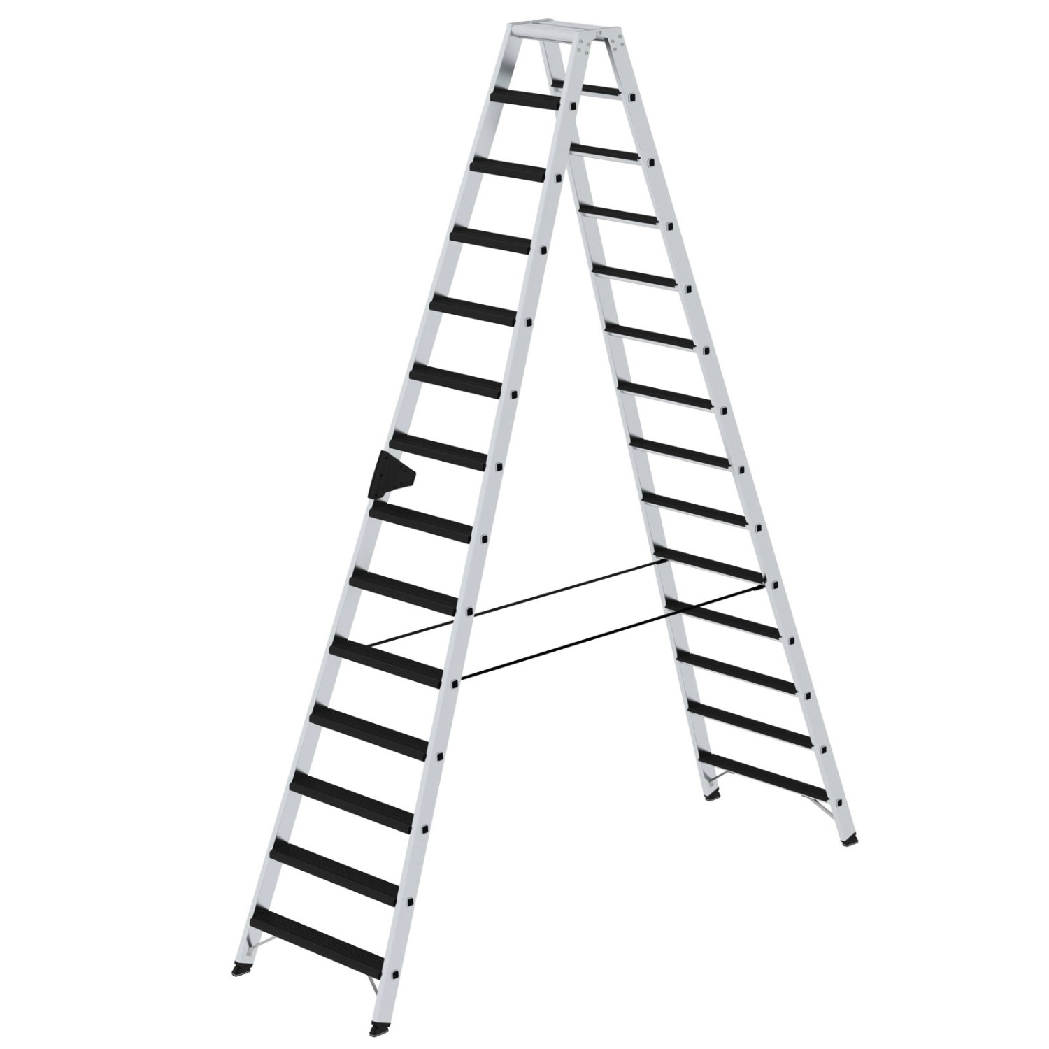 MUNK Stehleiter Beidseitig Begehbar mit Relax-Step 2x14 Stufen günstig online kaufen